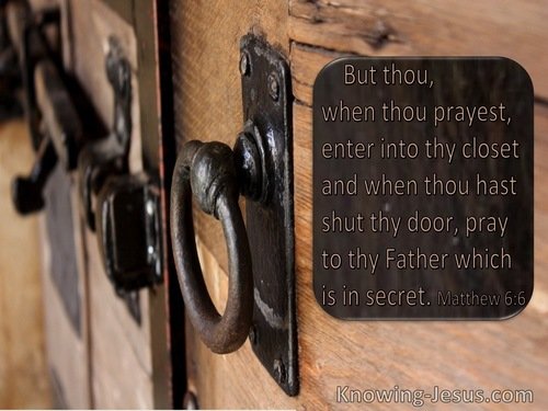 10 Bible Verses About Praying Behind Closed Doors